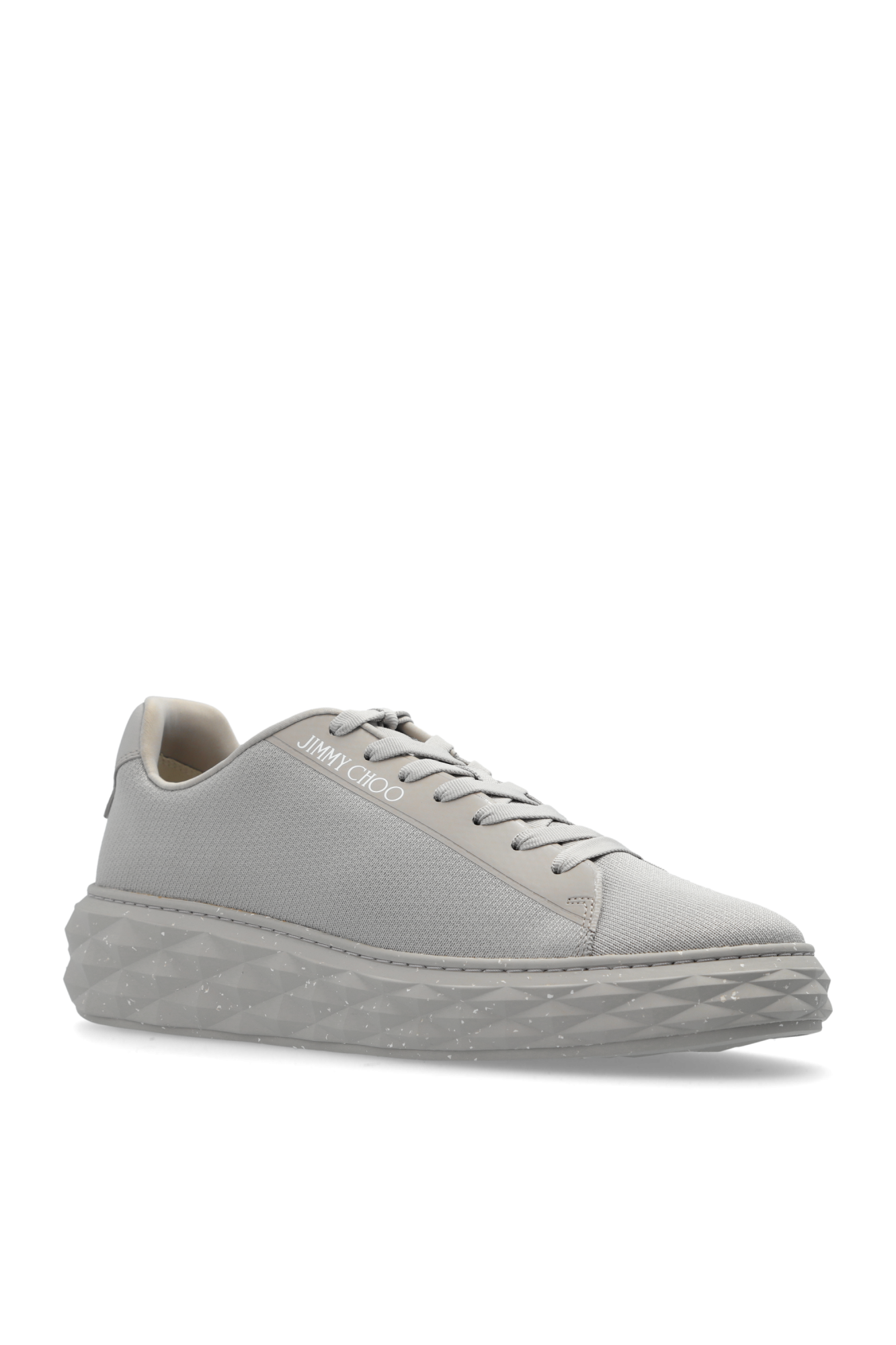 Grey 'Diamond' Sneakers Jimmy Choo - SchaferandweinerShops Grey 'Diamond' Sneakers Jimmy Choo - SchaferandweinerShops